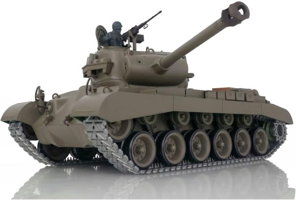 TOUCAN RC HOBBY Henglong 1/16 Scale 7.0 Upgraded M26 Pershing RTR RC Tank 3838 Metal Tracks - Image 3