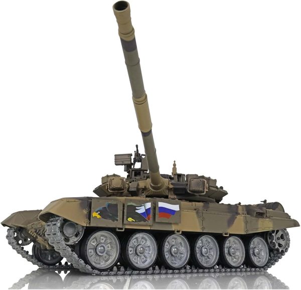 Toucan RC Hobby Henglong 1/16 Scale Customized Russia T90 Rc Tank 3938 360° Turret Metal Wheels - Image 4