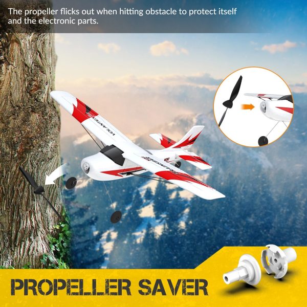 VOLANTEXRC RC Airplane TrainStar Mini 2.4GHz 3 Channel Remote Control Plane RTF Ready to Fly with Xpilot Stabilization System Easy to Fly for Beginners (761-1 RTF) - Image 5