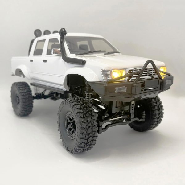 WPL C64-1 RC Crawler 1/16 Scale RC Truck Off Road RC Rock Crawler 4x4 Remote Control Pickup All Terrain RTR 260 Motor Upgraded Chassis Proportional Control 2.4GHz Axle Mounted Servo Adult - Image 8