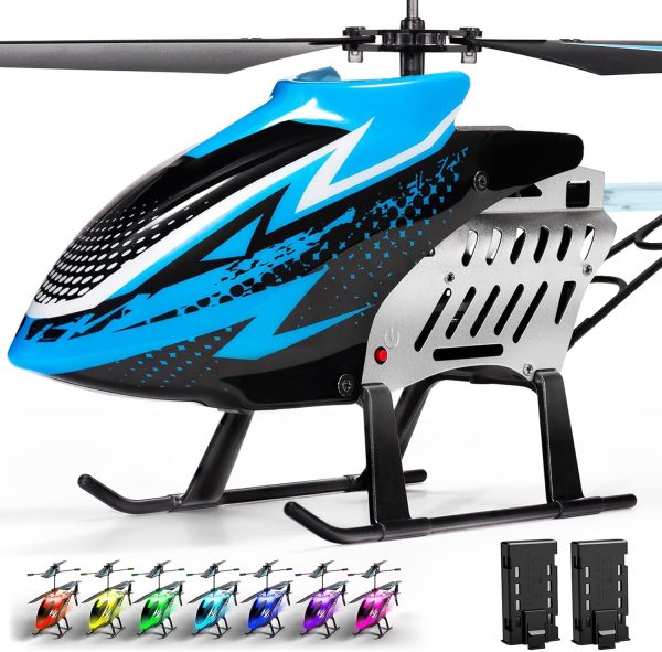 RC Helicopters Big Remote Control Helicopter for Kids Adults with 7+1 LED Light Modes, 30Mins Flight, Upgraded Altitude Hold,3.5 Channel, Easy Remote Helicopter Toys for Beginners Boys Girls - Image 9