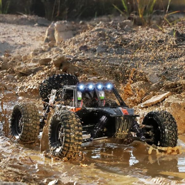 HAIBOXING Remote Control Car,1:12 Scale 4x4 RC Cars Protector 38+ KM/H Speed, 2.4G All-Terrain Off-Road Truck Toy Gifts for Boys and Adults Included Two Rechargeable Batteries Provide 40+ Min Playtime - Image 8