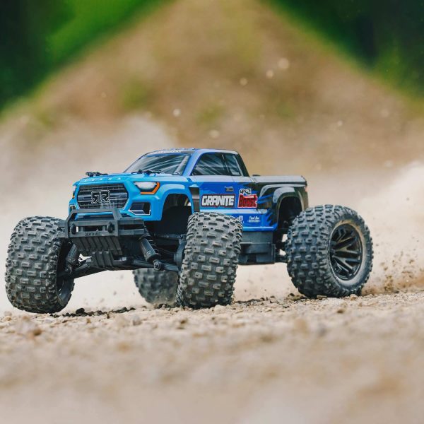 ARRMA RC Truck 1/10 Granite 4X2 Boost MEGA 550 Brushed Monster Truck RTR with Battery & Charger, Blue, ARA4102SV4T2 - Image 5