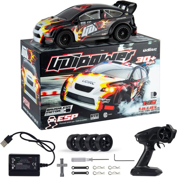 Cheerwing Brushless 1/16 High Speed Remote Control Car, 4WD 25MPH Fast RC Truck RC Drift Car for Kids and Adults - Image 8