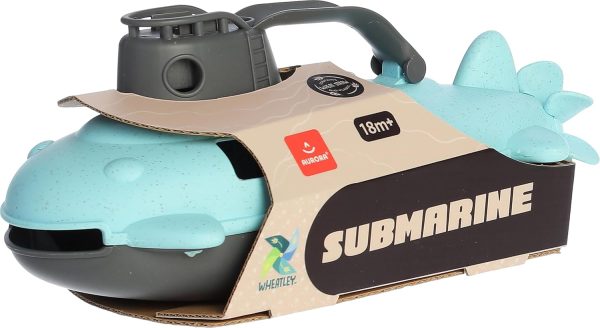 Aurora® Toys Versatile Wheatley™ Submarine Toy - Used to Create Exciting Storylines - for Creative Kids and Parents - Gray & Blue 10 Inches - Image 8