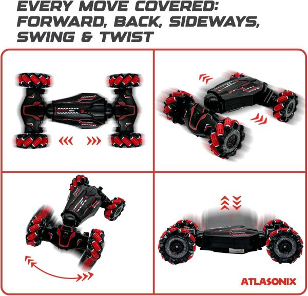 Gesture Sensing RC Stunt Car - Hand Controlled RC Car with 360° Rotating Stunts, Double-Sided Driving, and Hand Gesture Remote Control - Rechargeable Toy for Kids Ages 4-8 - Image 4