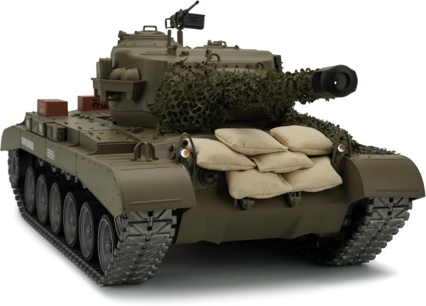 Modified Edition 1/16 Remote Control US M26 Pershing Heavy Tank (Upgraded/Metal Road Wheel & Tracks & Sprocket Wheel & Idle Wheel)(5000mah Nimh Battery)(Steel Gear Gearbox) - Image 2