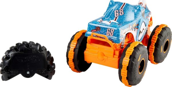 Hot Wheels RC Monster Trucks Rhinomite in 1:24 Scale, Remote-Control Toy Truck, All-Terrain Capabilities with Grip Action Tires, Full-Function RC - Image 4