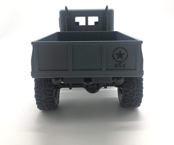 Gray 1/16 2.4G 4WD Off-Road RC Military Truck Rock Crawler Army Car (Model M35-A2) - Image 6