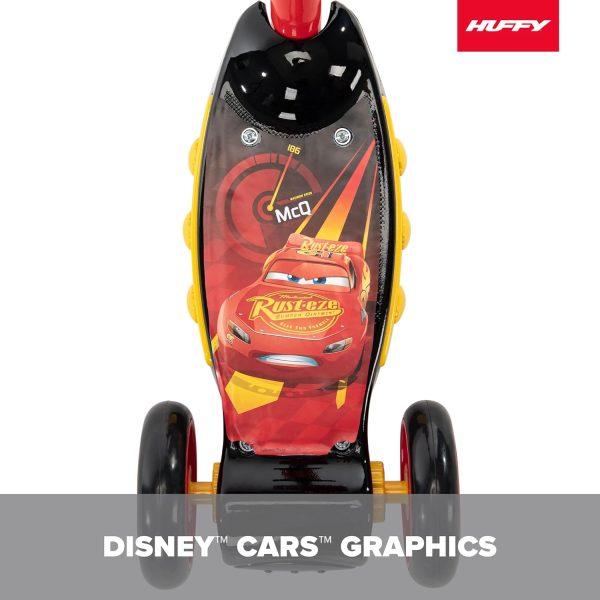 Huffy Marvel and Disney Ride On Toys for Toddlers 1-3 Boys, Tricycle for Toddlers Age 3-5, LED Light-Up Feature and More, 2 or 3 Wheel Scooters Ages 2-10, Spiderman Toy, Black Panther, Disney Cars - Image 5