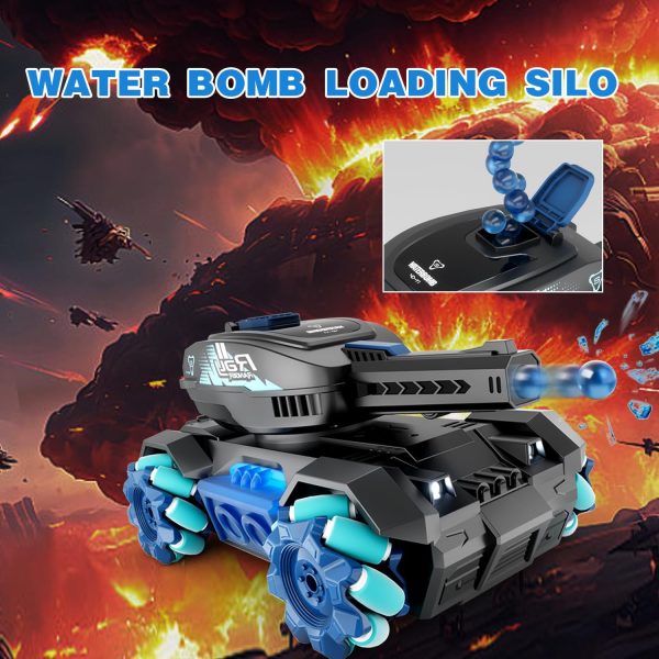 4DRC Y1 RC Truck Drift Gesture Car,Rc Crawler Scale Water Bullet Shooting,All Terrain 4WD Battle Stunt Car with 360°Rotating, Lights Music for Birthday Gifts Kids Age 7 8 9 10 11 yr - Image 9