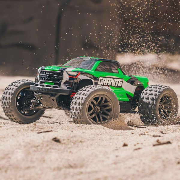 ARRMA RC Truck 1/18 Granite GROM MEGA 380 Brushed 4X4 Monster Truck RTR with Battery & Charger, Green, ARA2102T3 - Image 6