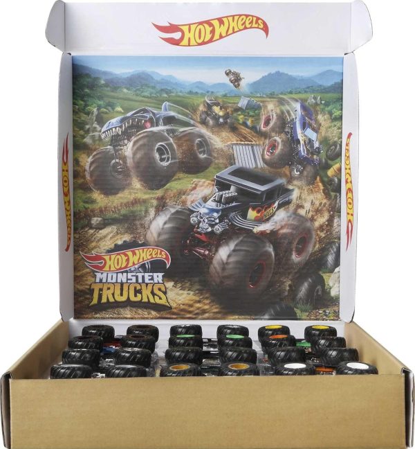 Hot Wheels Monster Trucks Toy Truck 12-Pack, Set of 12 Die-Cast 1:64 Scale Vehicles, For Kids & Collectors (Styles May Vary) (Amazon Exclusive) - Image 6