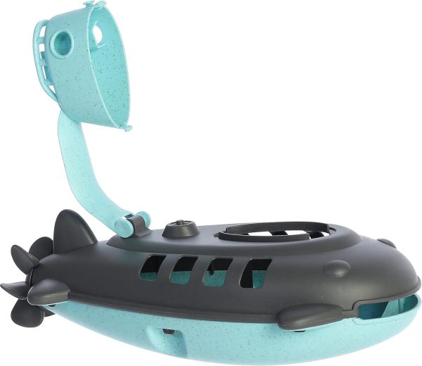 Aurora® Toys Versatile Wheatley™ Submarine Toy - Used to Create Exciting Storylines - for Creative Kids and Parents - Gray & Blue 10 Inches - Image 6