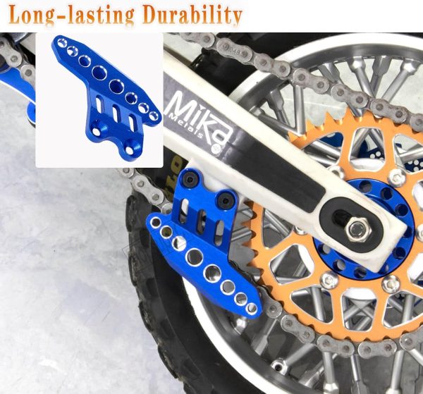 7075-T6 Aluminum Chain Guard Protector Upgrades Part for Losi 1/4 Promoto MX Motorcycle Dirt Bike RTR FXR LOS06000 LOS06002,Alloy Chain Guard Protector Hops Up,Blue - Image 4