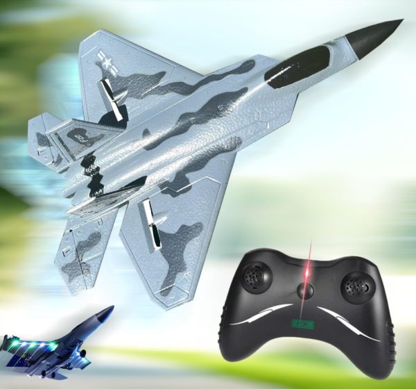 F222 CH RC Airplane, F-22 Plane Ready to Fly, 2.4GHz Remote Control, Easy to Fly RC Glider for Kids & Beginners Fighter Jet,2.4GHz 6-axis Gyro Stabilizer RTF Hobby Glider Aircraft Plane Easy to Fly - Image 10