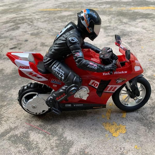 2.4G Remote Control Motorcycle RC Stunt Vehicle Electronic Dift Racing Cars 1:16 Scale with Self-Balancing Single-Wheel Functions - Image 4