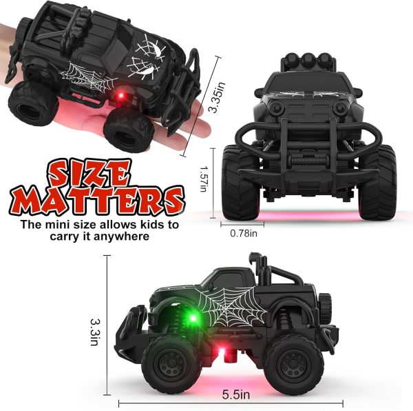 Remote Control Car for Boys 4-7, 1:43 Scale Mini RC Cars for Kids 3-5, RC Truck Christmas Birthday Gift for Toddlers 3 4 5 6 7 8 Year Old Boys (Black) - Image 5