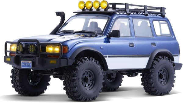 FMS 1/10 LC80 Brushless RC Crawler Pro, 2.4Ghz FCX10 Toyota RC Rock Crawler with Lighting and Two-Speed, Hobby Grade Offroad RC Car for Adults, RS Without Battery and Charger (Blue) - Image 2