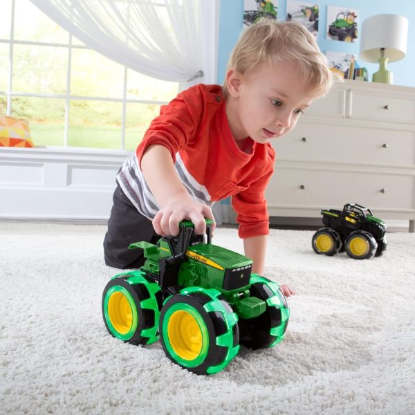 John Deere Tractor - Monster Treads Lightning Wheels - Motion Activated Light Up Monster Truck Toy - John Deere Toys - Frustration Free Packaging - Kids Outdoor Toys Ages 3 Years and Up - Image 7