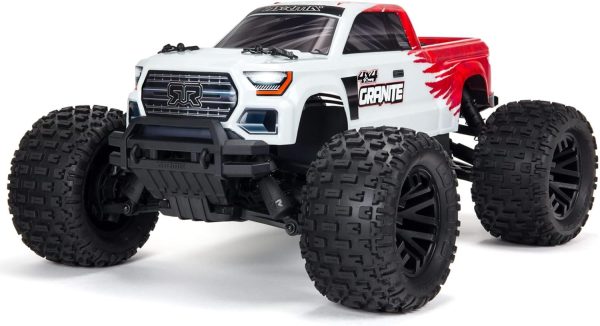 ARRMA RC Truck 1/10 Granite 4x4 MEGA 550 Brushed Monster Truck RTR, RED, ARA4202XV3T2 - Image 2