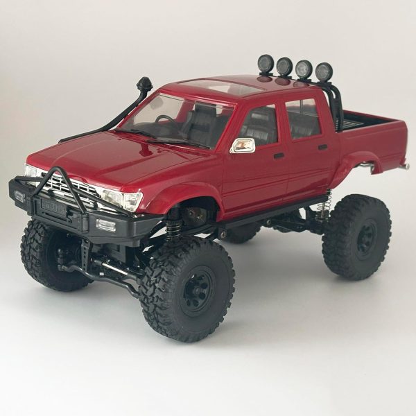 RC Rock Crawler 4x4 RC Truck 1/16 Scale RC Crawler WPL C64-1 Remote Control Truck Off Road RTR All Terrain 260 Motor 2.4GHz Fully Proportional Upgraded Chassis Hobby Vehicle for Adult - Image 2