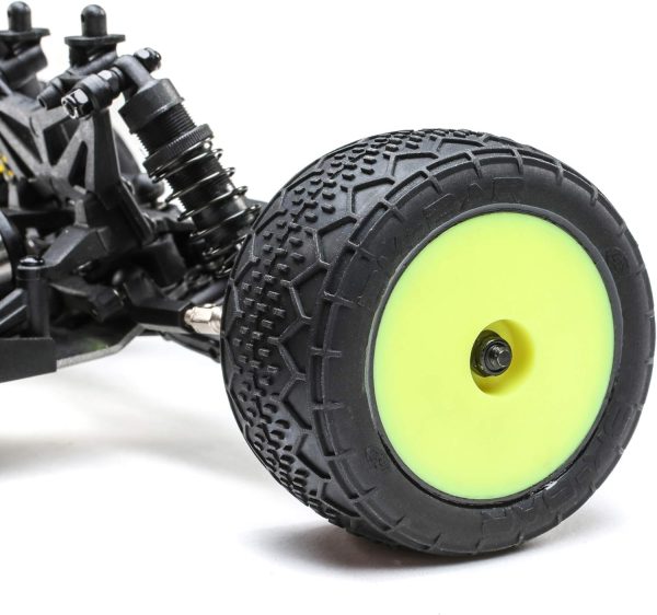 Losi 1/18 Mini-T 2.0 2 Wheel Drive Stadium RC Truck Brushed Ready to Run Battery Receiver Charger and Transmitter Included Gray/White LOS01015T3 - Image 9