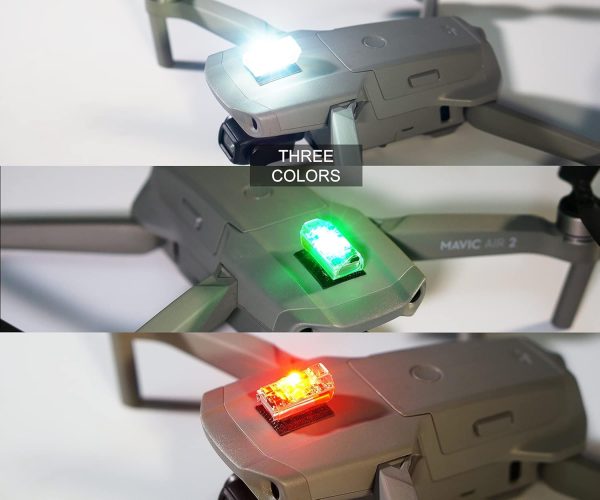 Drone Strobe Light, Anti Collision Light for FAA Drone Night Flying, Fits DJI Mini 3 Pro/Mini 4 Pro/Mini 2/Mini SE/Air 3/Air 2S/Mavic 3/Mavic 2 (1pc Pack) - Image 4