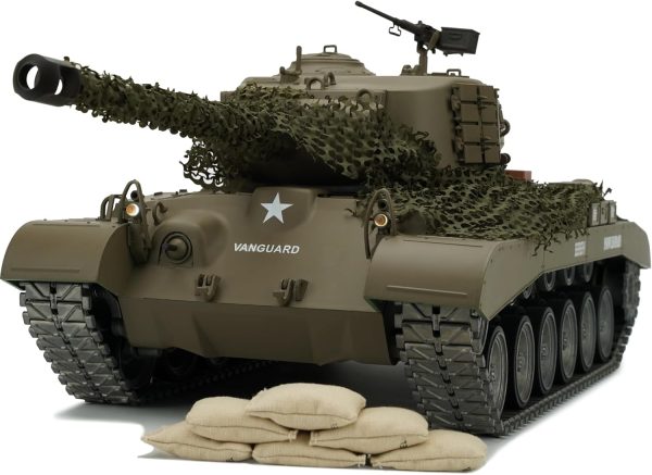 Modified Edition 1/16 Remote Control US M26 Pershing Heavy Tank (Upgraded/Metal Road Wheel & Tracks & Sprocket Wheel & Idle Wheel)(5000mah Nimh Battery)(Steel Gear Gearbox) - Image 3