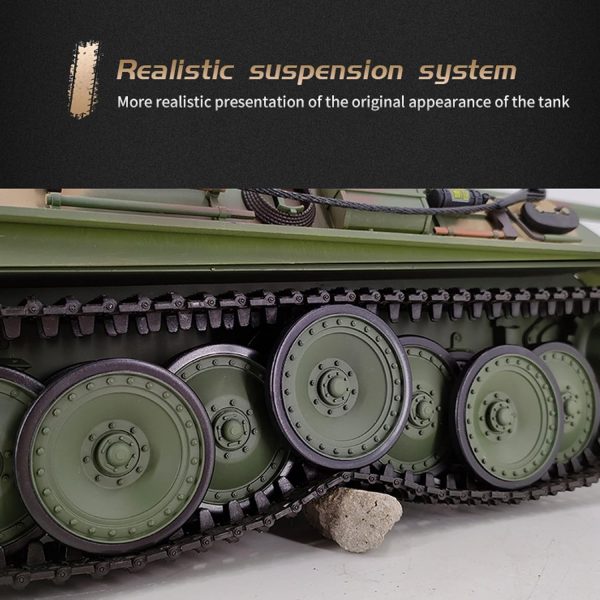 GoolRC RC Tanks, 1:16 Scale Remote Control Tank, German Panther G Army Tank Toys for Boys, 2.4GHz RC Military Main Battle Tank with Sound and Smoke for Kids and Adults (Professional Version) - Image 8