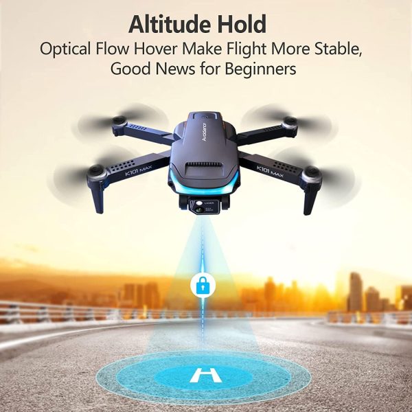 Mini Drone for Adults Beginners with 1080P HD FPV Camera, RC Quadcopter Camera Drone with Altitude Hold, One Key Landing, Obstacle Avoidance, Speed Adjustment, Headless Mode, 3D Flips, 2 Batteries - Image 6