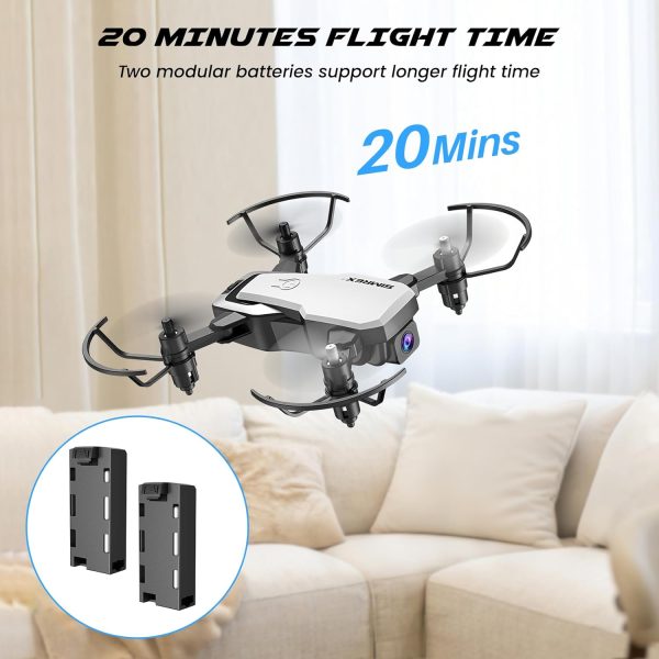 X300C Mini Drone with Camera 720P HD FPV, RC Quadcopter Foldable Drone, Drone With Altitude Hold, 3D Flip, Headless Mode, Gravity Control and 2 Batteries, Gifts for Kids, Adults, Beginner - Image 8