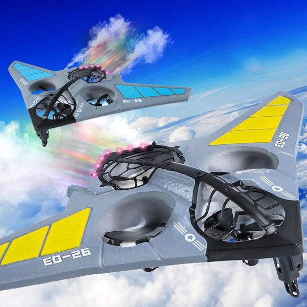 GoolRC RC Plane Remote Control Airplane, B-2 Stealth Bomber RC Fighter, 2.4GHz 2CH RC Airplane, Foam RC Aircraft with 2 Batteries, Easy to Fly RC Glider for Beginners and Adults (Blue) - Image 3