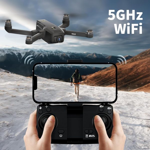 K610 GPS Drone with Camera for Adults 4K IMX SENS Camera SD Card 4k Drones for Adults, AIdrone Auto Return Home, Under 250g, GPS Drones for Beginners Brushless Drone 4k, RC Drone Follow Me Long Range - Image 5