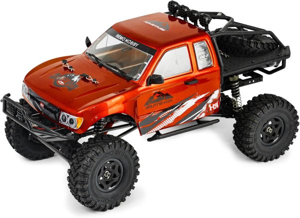 Cheerwing 1:10 Scale Rock Crawler 4WD Off-Road Remote Control Monster Truck with Two-Speed Gearbox Hobby RC Car for Adults - Image 3