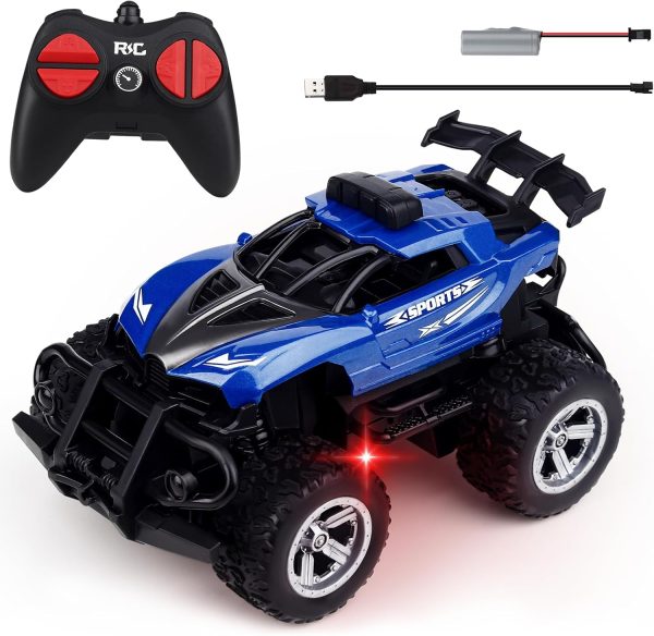 Remote Control Cars for Boys 4-7, 2.4GHz 1:43 Scale Hobby RC Trucks for Kids 3-5, Rechargeable Mini RC Car Birthday Gifts for Toddlers 3 4 5 6 7 8-12 Year Old Boys - Image 2