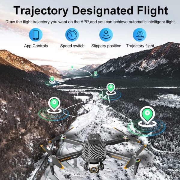 Drones with 4k Camera Ultra-wide,Real-time Vision Screen Handle,Foldable WiFi FPV Drone kit, RC Quadcopter with Brushless Motor, Optical Flow, Altitude Hold,2 Batteries - Image 4