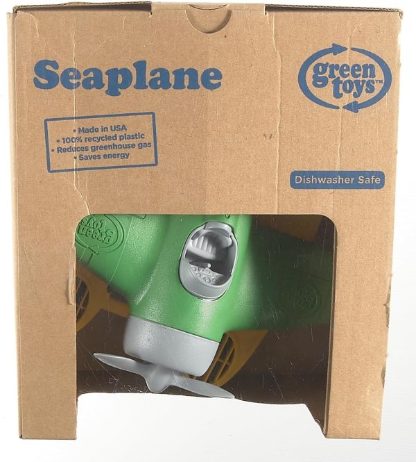 Green Toys Seaplane in Green Color - BPA Free, Phthalate Free Floatplane for Improving Pincers Grip. Toys and Games ,9 x 9.5 x 6 inches - Image 12