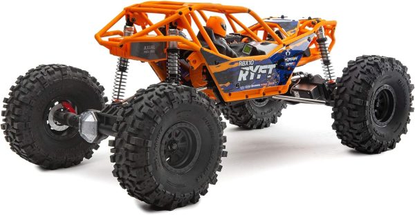 Axial RC Truck 1/10 RBX10 Ryft 4WD Brushless Rock Bouncer RTR (Battery and Charger Not Included), Orange, AXI03005T1, Unisex Adult - Image 6