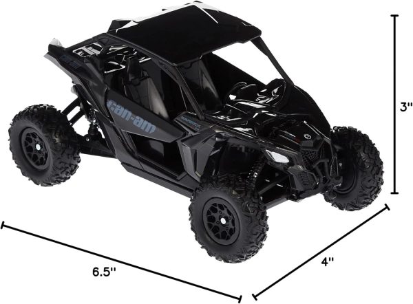 New-Ray 58193B New-Ray-58193B-1:18 Scale Toy CAN-AM Maverick X3 X Turbo Black, Adults Unisex - Image 6