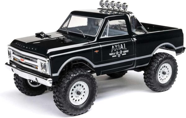 Axial RC Truck 1/24 SCX24 1967 Chevrolet C10 4WD Truck RTR (Comes with Everything Needed to Run), Black, AXI00001V2T4 - Image 2