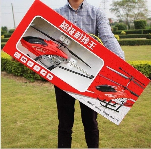 Large Fall Resistant Rc Helicopter 3.5 Channels Remote Control Helicopter Toys Gift with LED Light Night - Image 2