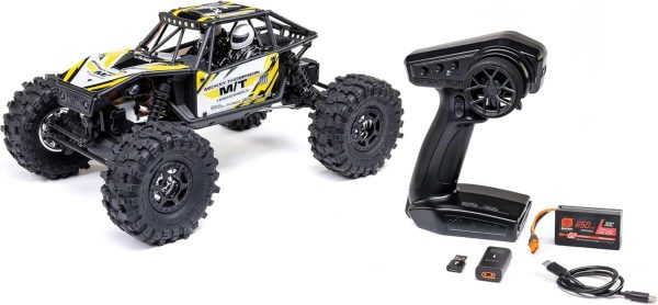 Axial RC Truck UTB18 Capra 4WS 1/18th 4x4 RTR (Comes with Everything Needed to Run), Yellow, AXI-1750T2 - Image 2