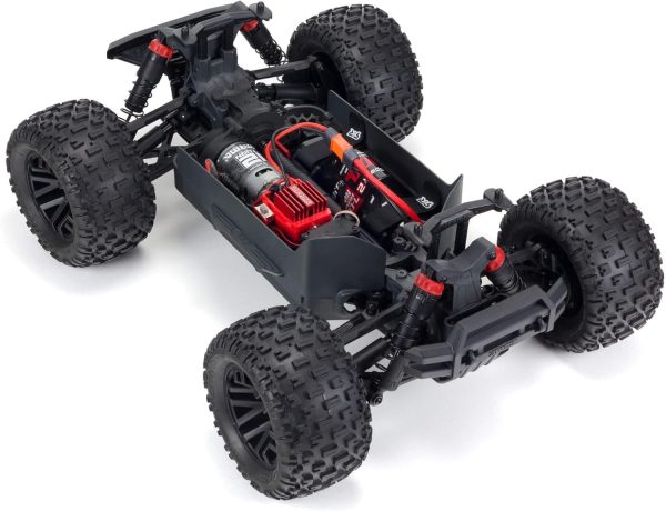 ARRMA RC Truck 1/10 Granite 4x4 MEGA 550 Brushed Monster Truck RTR, RED, ARA4202XV3T2 - Image 9