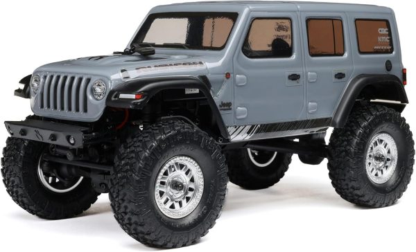 Axial RC Truck SCX24 2019 Jeep Wrangler JLU CRC, Gray: 1/24 4WD RTR (Battery and Charger Included), AXI00002V3T3 - Image 2