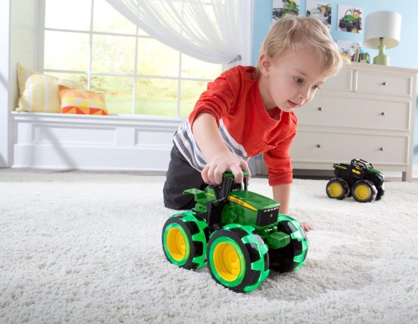 John Deere Tractor - Monster Treads Lightning Wheels - Motion Activated Light Up Monster Truck Toy - John Deere Toys - Frustration Free Packaging - Kids Outdoor Toys Ages 3 Years and Up - Image 6