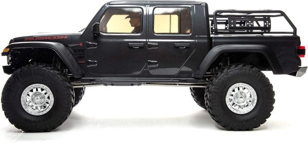 Axial RC Truck 1/10 SCX10 III Jeep JT Gladiator Rock Crawler with Portals RTR (Batteries and Charger Not Included), Gray, AXI03006BT1 - Image 9