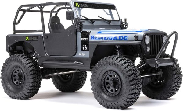 Axial RC Truck 1/10 SCX10 III Jeep CJ-7 4WD Brushed RTR (Battery and Charger Not Included), Grey, AXI03008T2 - Image 4