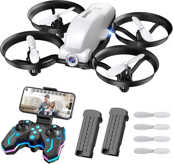 X700 Drone with 720 HD Camera, WiFi FPV Live Video, 6-Axis RC Quadcopter, Altitude Hold & Headless Mode, Optical Flow Positioning, One Key Take Off/Land App Control with 360°Flip for Beginners - Image 2