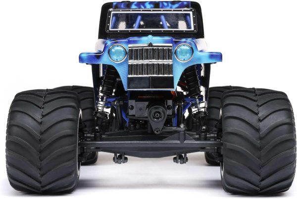 Losi 1/18 Mini LMT Son Uva Digger 2S 4X4 RTR Brushed Monster Truck Battery & Charger Included Blue LOS01026T2 - Image 10